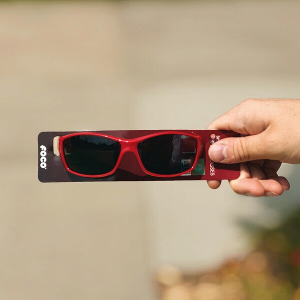 I-State Cardinal and Gold Athletic Wrap Sunglasses